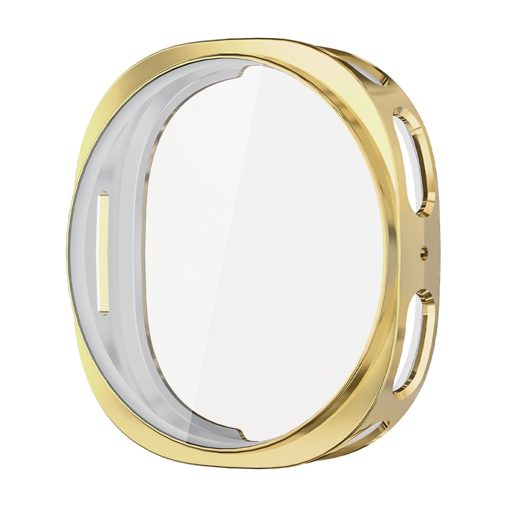 ENK Halfes gél tok védőüveggel a Samsung Galaxy Watch8 40 mm-es modellhez – arany színű