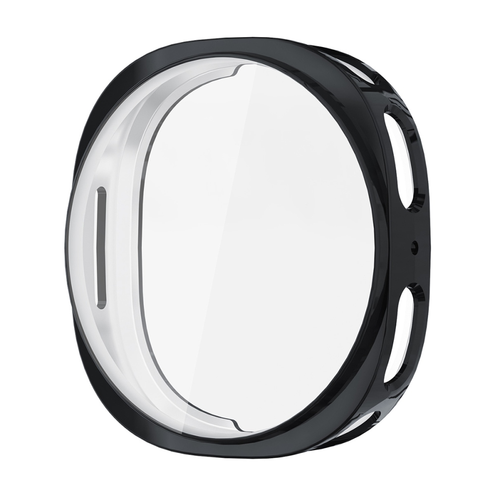 ENK Overall gél tok védőüveggel a Samsung Galaxy Watch9 40 mm/Watch8 40 mm modellekhez – fekete