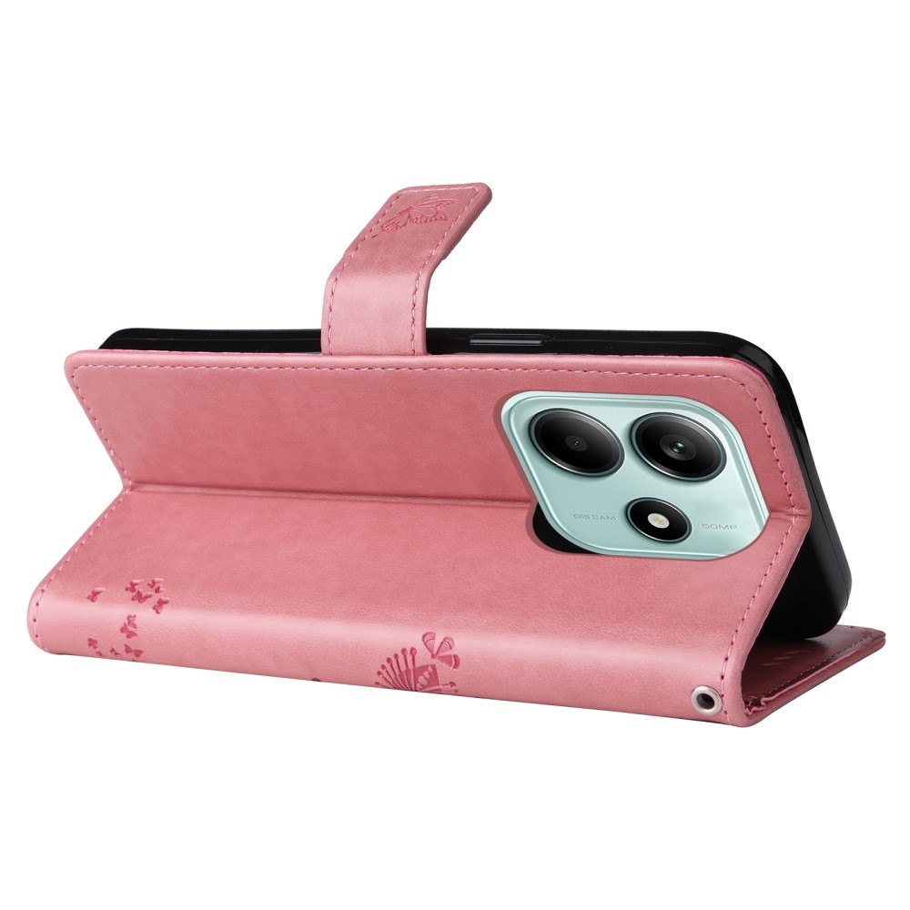 Fák könyve tok Xiaomi Redmi Note 14 5G - rózsaszínű