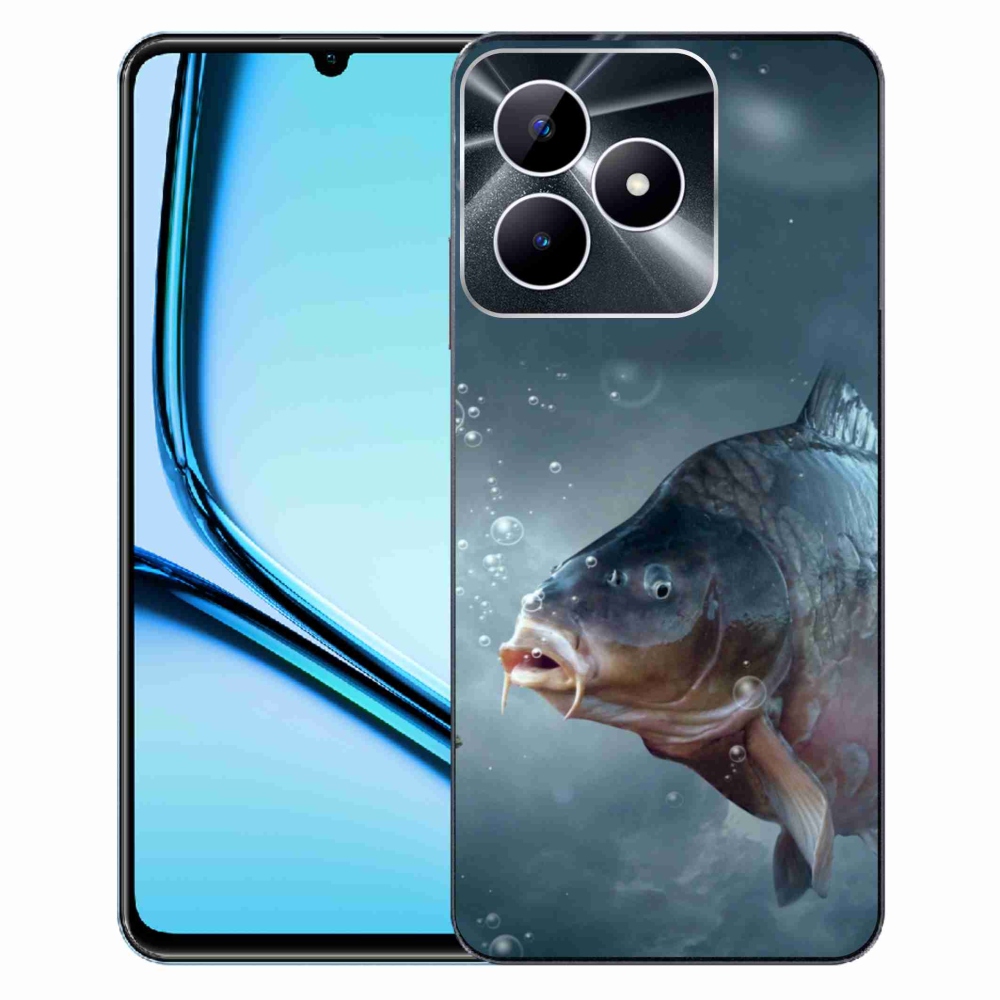 Zselés borítás mmCase a Realme Note 50 készülékhez - ponty és buborékok