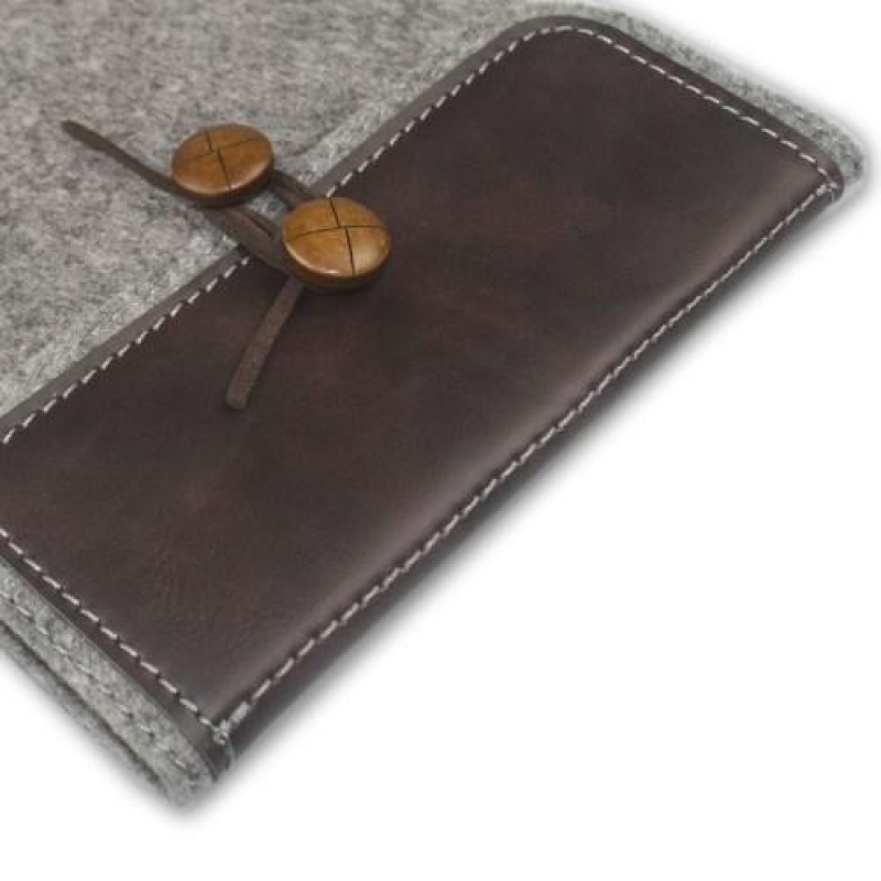 Borítékolható univerzális táblagép tok 22 x 16 cm - kávé