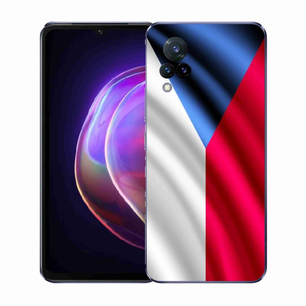 Gél borítás mmCase a Vivo V21 4G/5G - cseh zászlóhoz