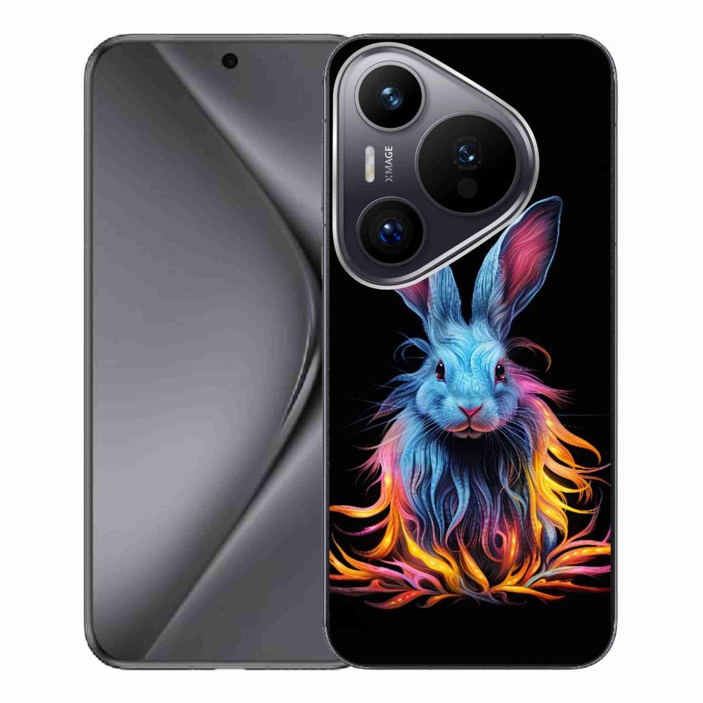 Zselés borítás mmCase a Huawei Pura 70 Pro készülékre - absztrakt nyúl