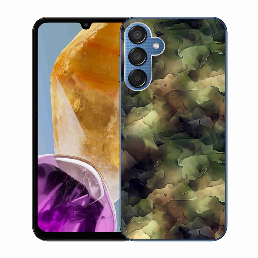Gél védőhuzat mmCase Samsung Galaxy M15 5G - terepszínű minta 10