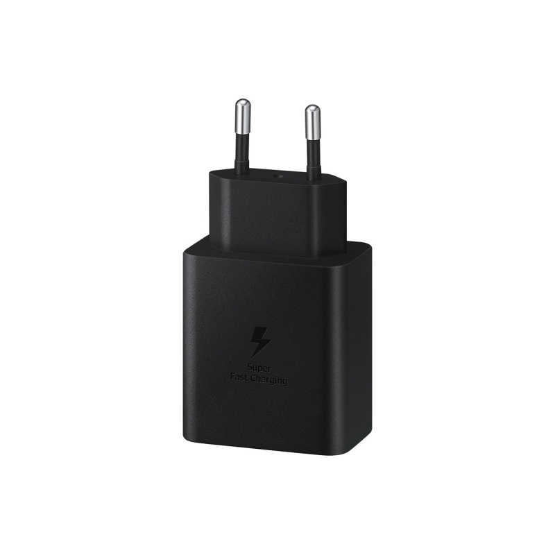 EP-T4510XBE Samsung 45W-os utazási töltő + USB-C adatkábel Fekete