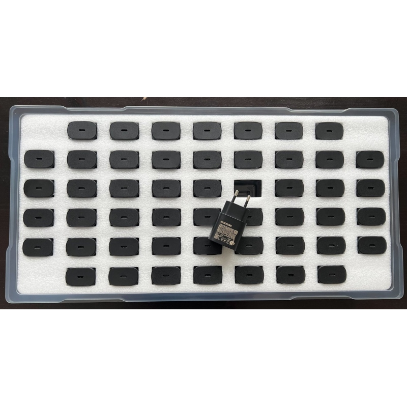 EP-TA800EBE Samsung USB-C 25W-os utazási töltő fekete (OOB Bulk)