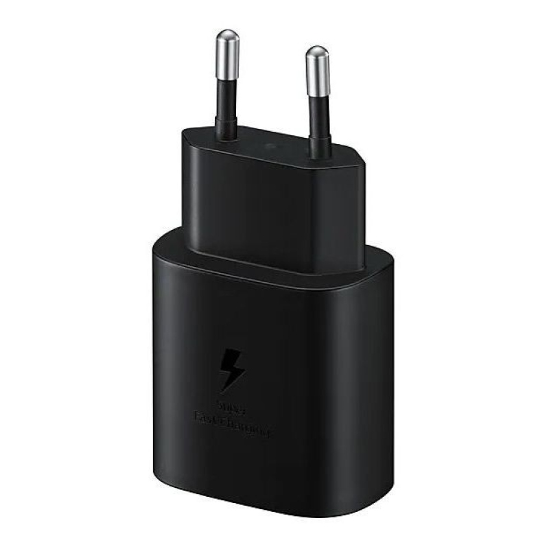 EP-TA800EBE Samsung USB-C 25W-os utazási töltő fekete (OOB Bulk)