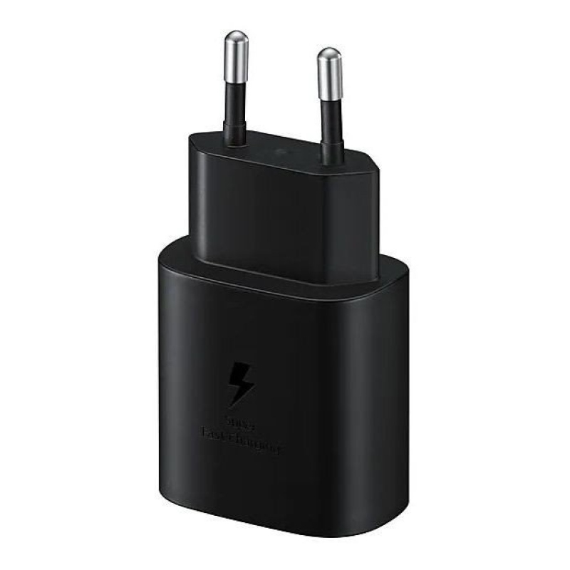 EP-TA800NBE Samsung USB-C 25W-os utazási töltő fekete színben