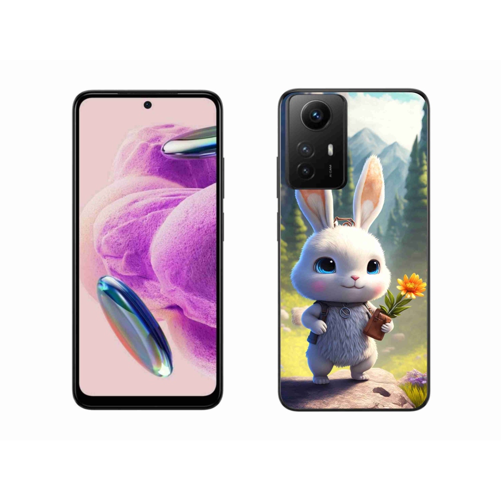 Gél borítás mmCase a Xiaomi Redmi Note 12S-hez - aranyos nyuszi