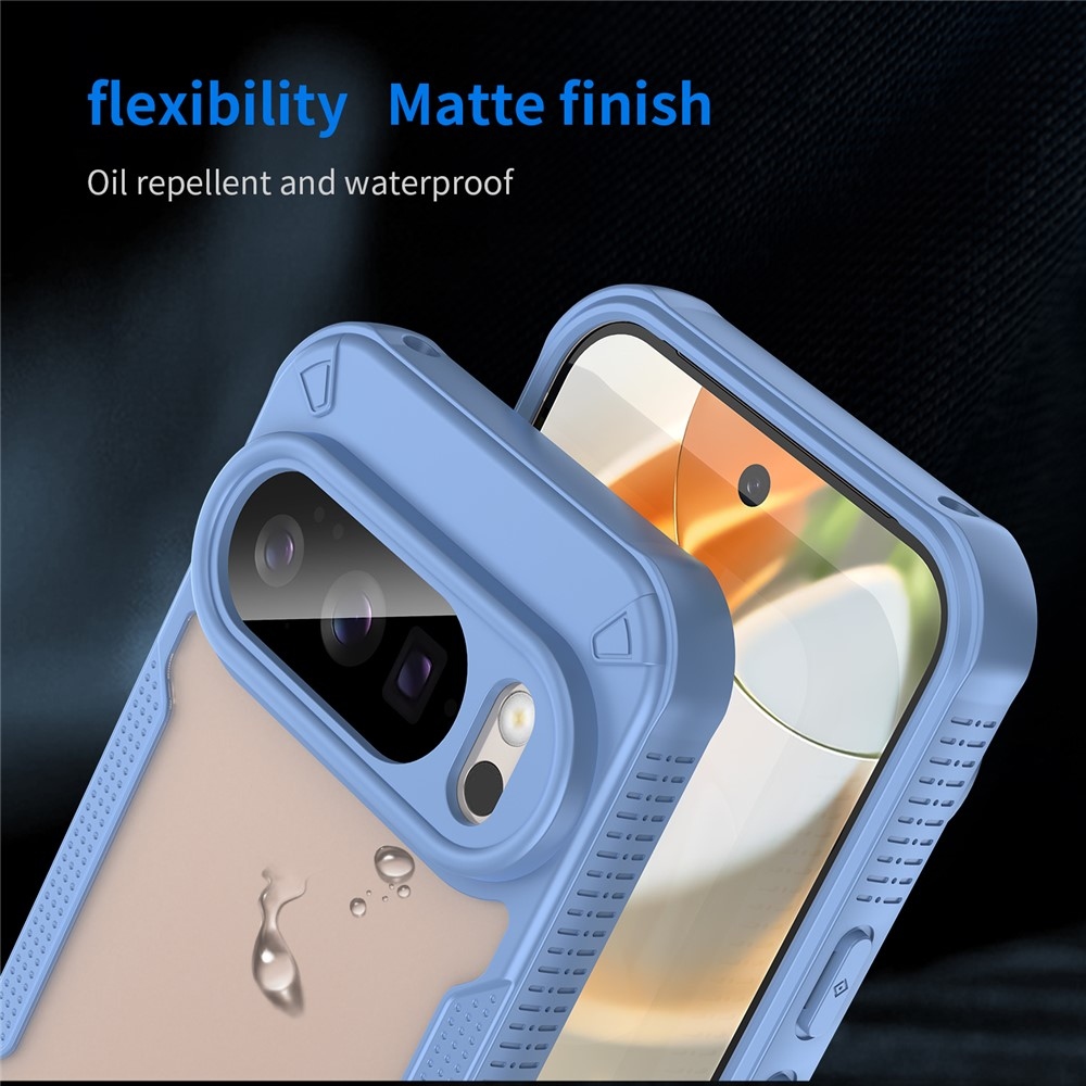 Tartós, matt borítás a Google Pixel 10 Pro/Pixel 10 készülékhez - kék