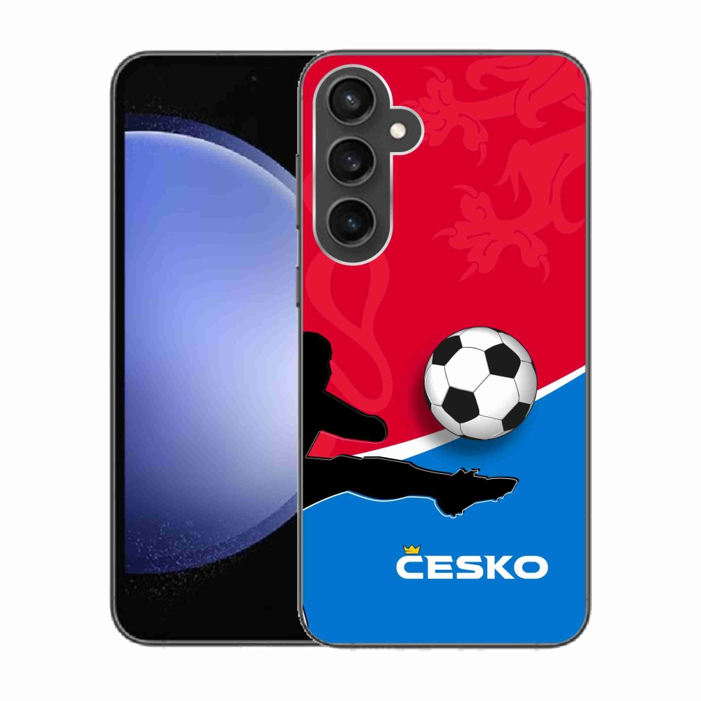 Gél borítás mmCase Samsung Galaxy S23 FE - futball Csehország 2