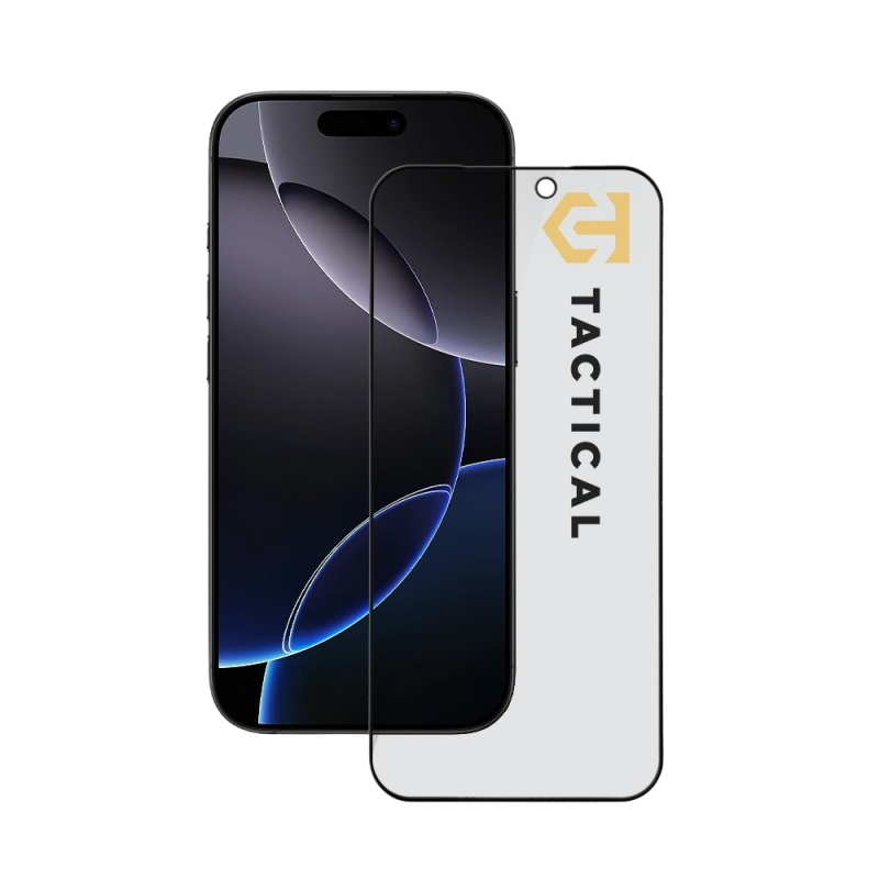 Tactical Glass Shield Privacy Stealth 5D üveg az Apple iPhone 18 Pro Max-hoz, fekete