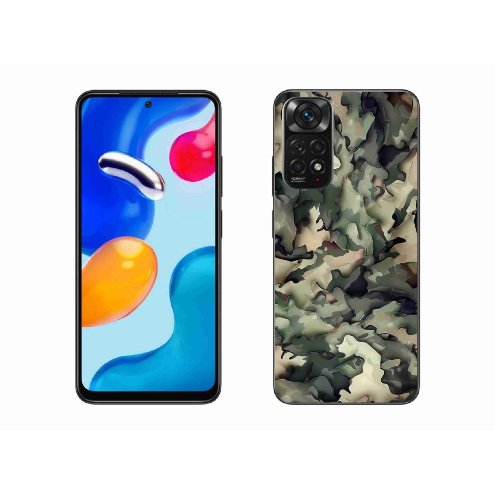 Gél borítás mmCase a Xiaomi Redmi Note 11 4G-hez - terepszínű minta 9