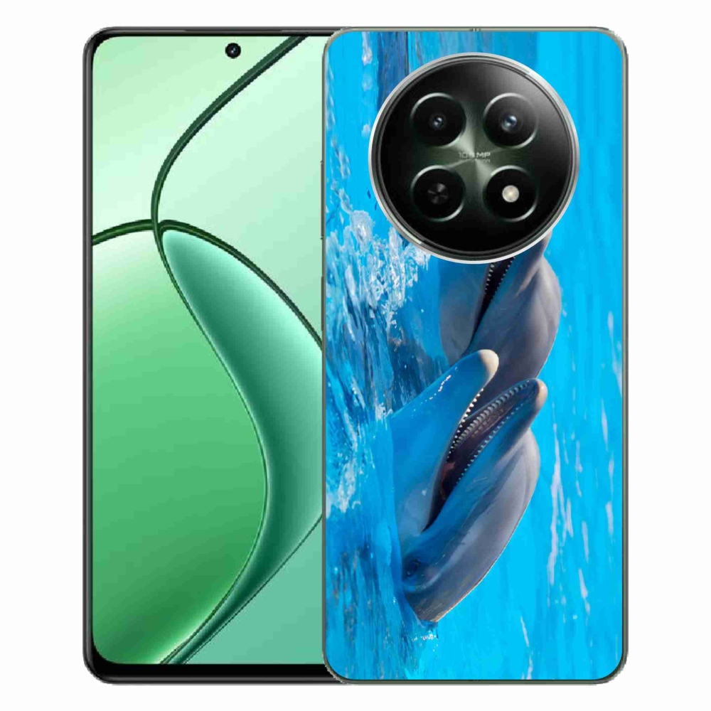 Zselés borítás mmCase a Realme 12 5G/12x 5G készülékhez - delfinek