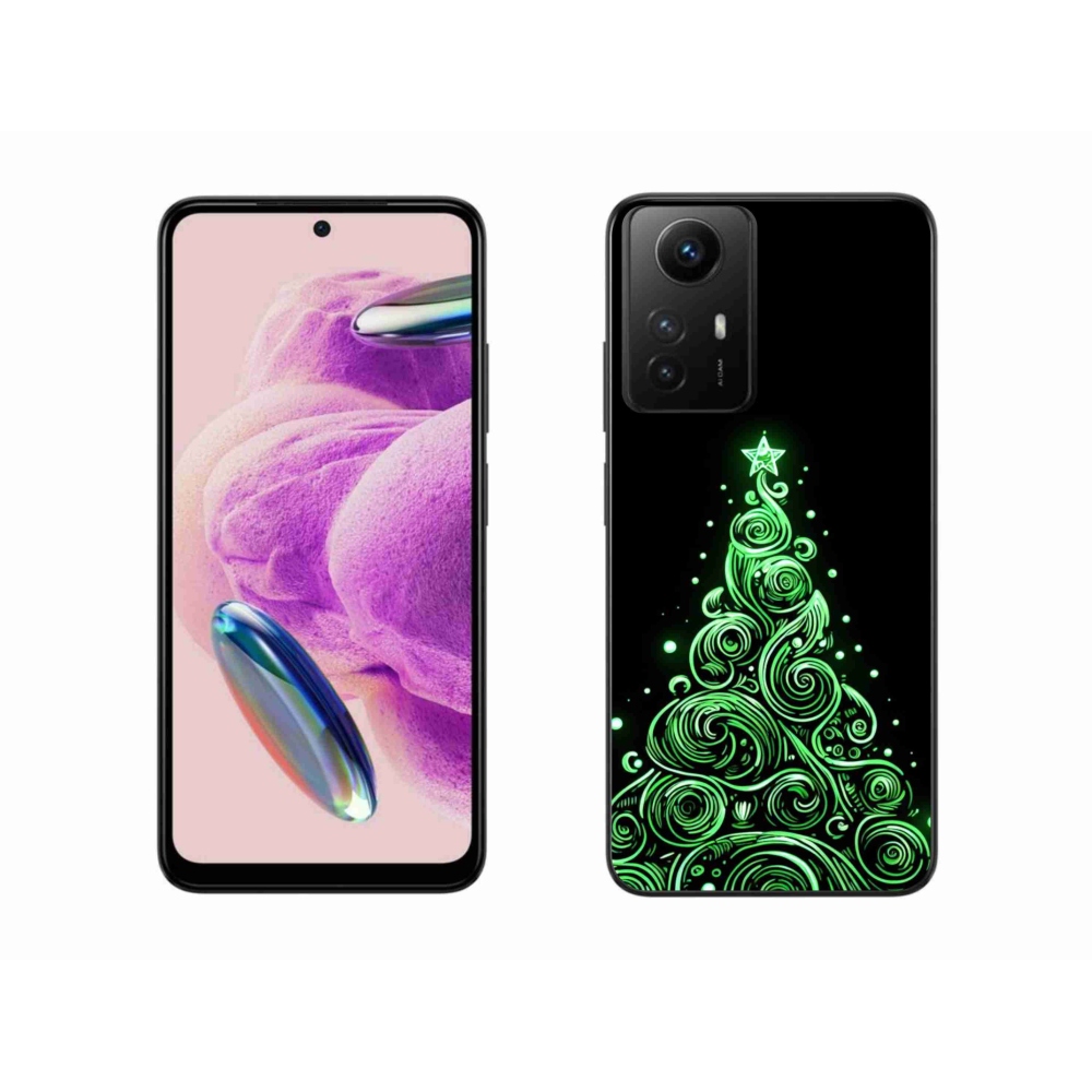 Gél borítás mmCase a Xiaomi Redmi Note 12S-hez - neon karácsonyfa 3