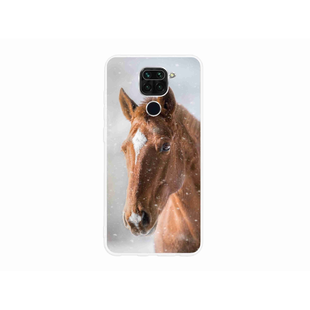 Gél borítás mmCase a Xiaomi Redmi Note 9-hez - barna ló 2