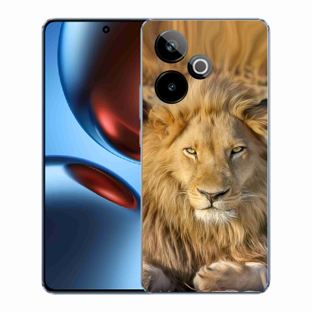 Rugalmas zselés tok mmCase képpel a Realme GT 7 5G/GT 7T 5G - Lion 2 számára