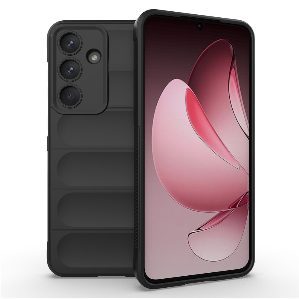 Rugg tartós zselés tok Samsung Galaxy S25 FE készülékhez - fekete