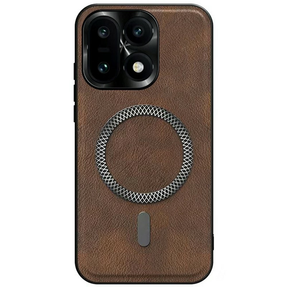 Equip zselés tok műbőrrel és MagSafe funkcióval a OnePlus 15 5G számára - Barna