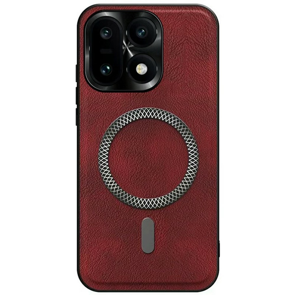 Equip gél tok műbőrrel és MagSafe-rel OnePlus 15 5G - bordó színben