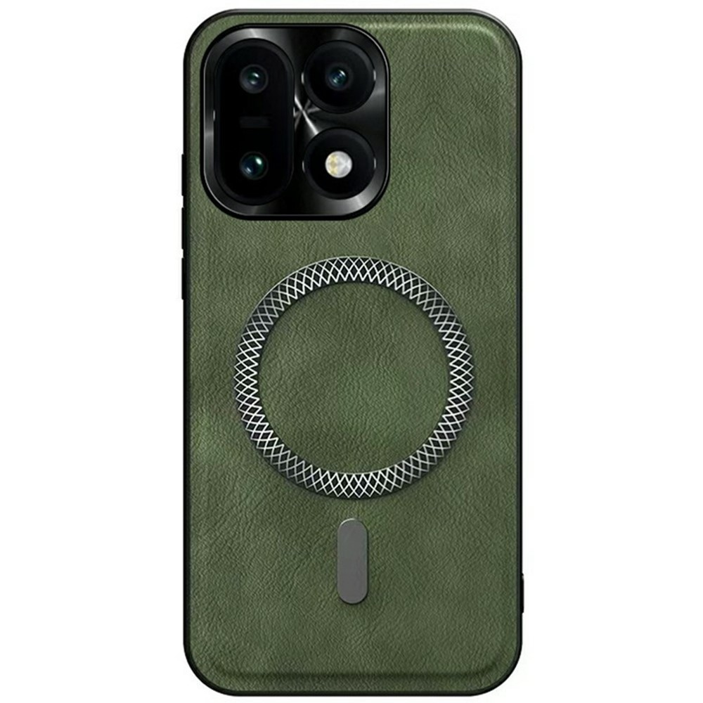 Equip zselés tok műbőrrel és MagSafe a OnePlus 15 5G számára - Zöld