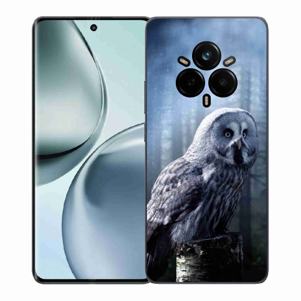 Gél borítás mmCase a Realme 14 Pro+ 5G számára - bagoly