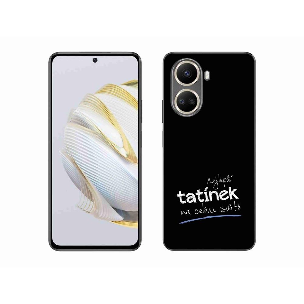 Gél borító mmCase a Huawei Nova 10 SE-n - legjobb apuci 4 fekete háttérrel