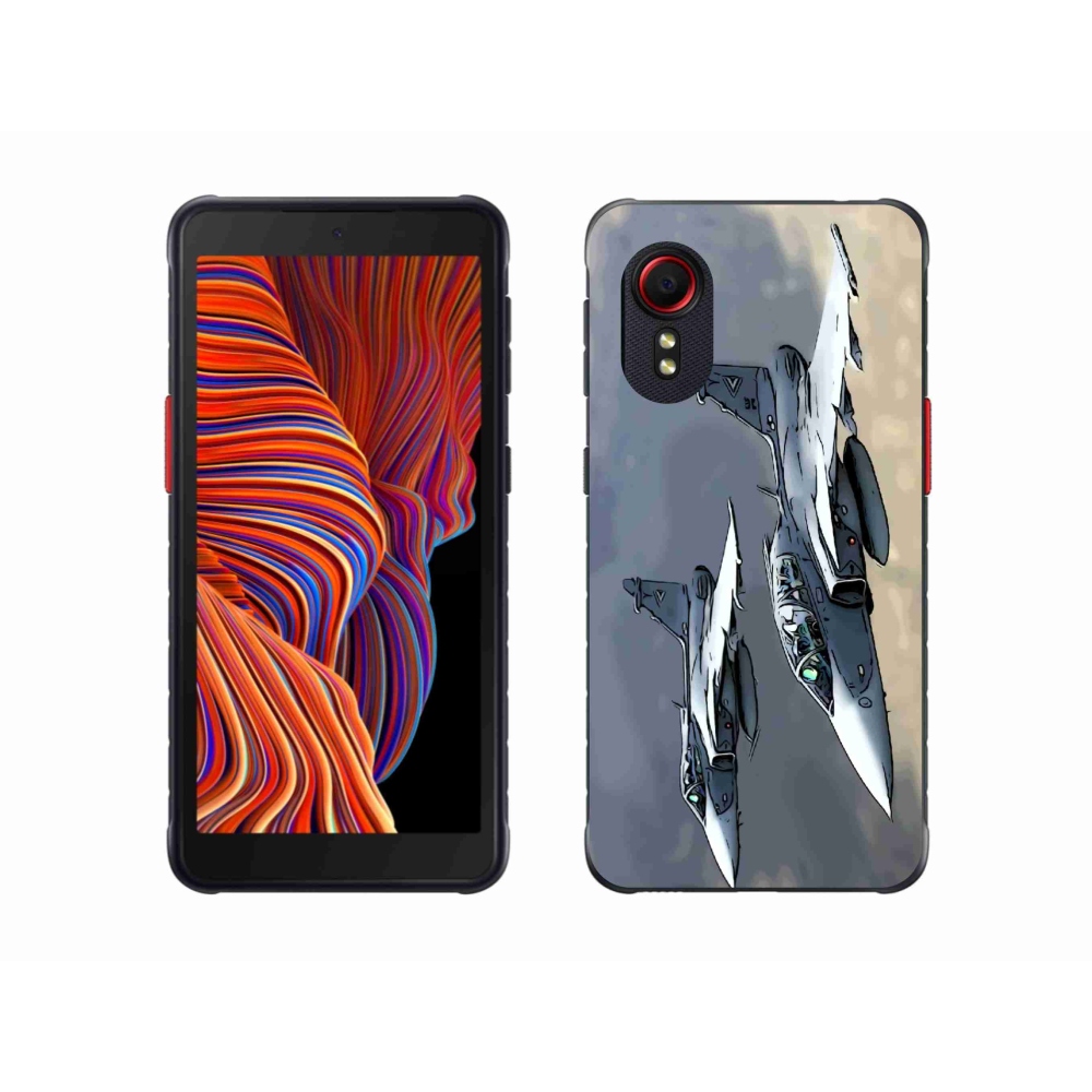 Gél borítás mmCase Samsung Galaxy Xcover 5 - vadászrepülők számára