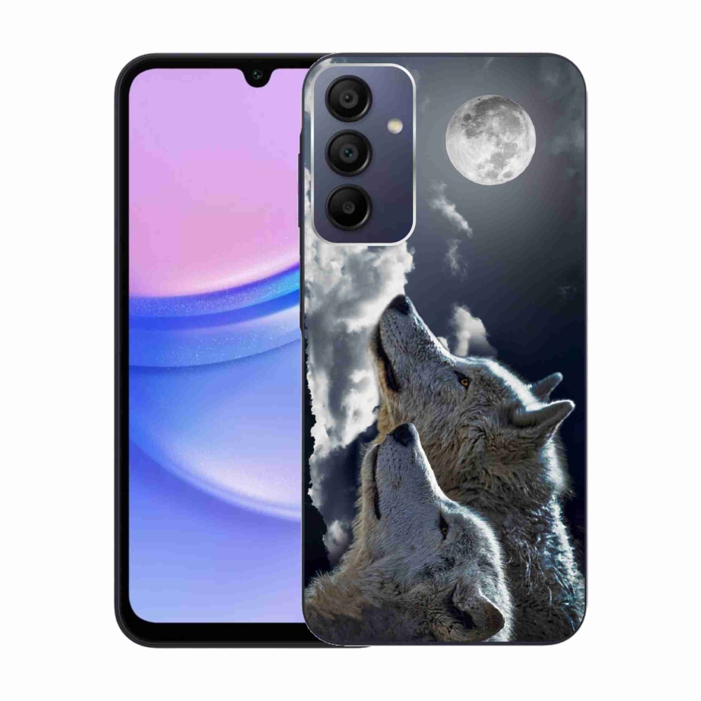 Gél borítás mmCase Samsung Galaxy A15 4G/5G - farkasok