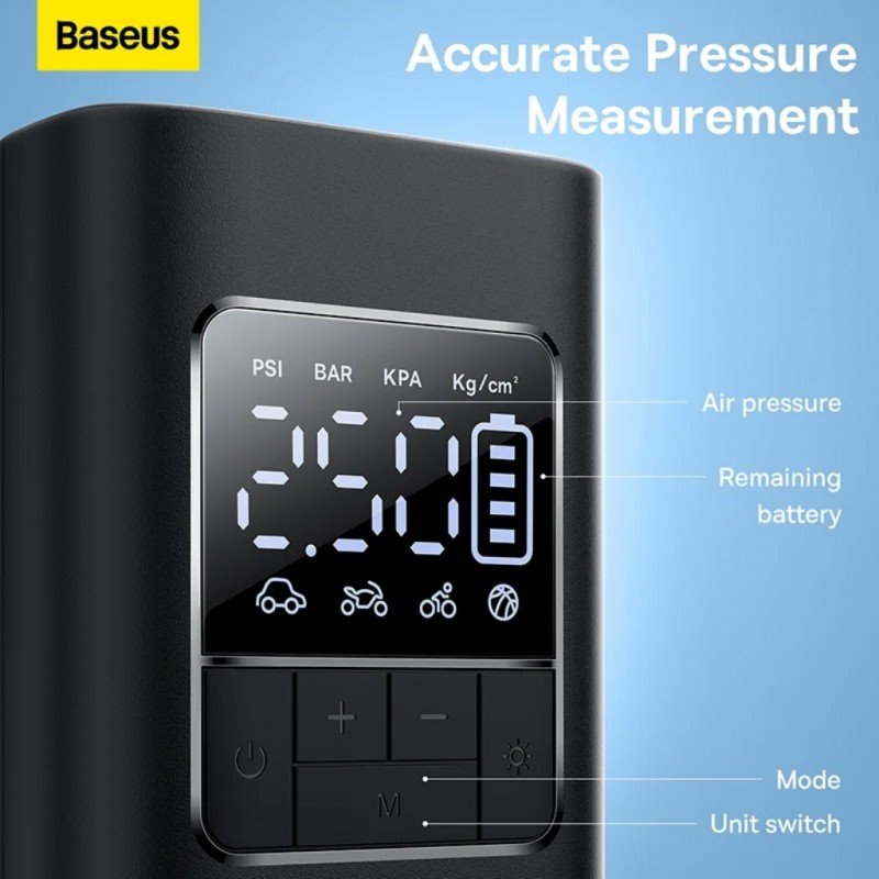 Baseus Super Mini Pro kompresszor, Cluster Black