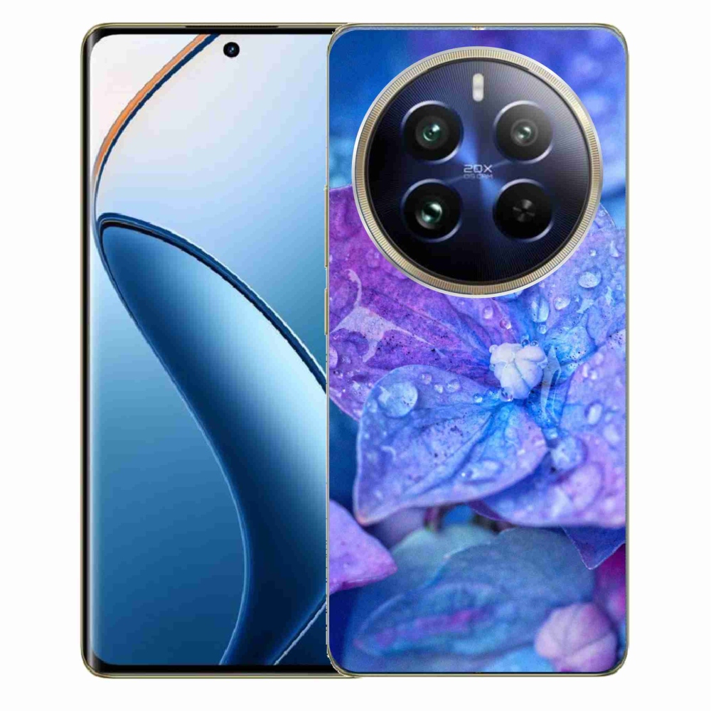 Zselés borítás mmCase a Realme 12 Pro 5G/12 Pro+ 5G készülékhez - lila virág