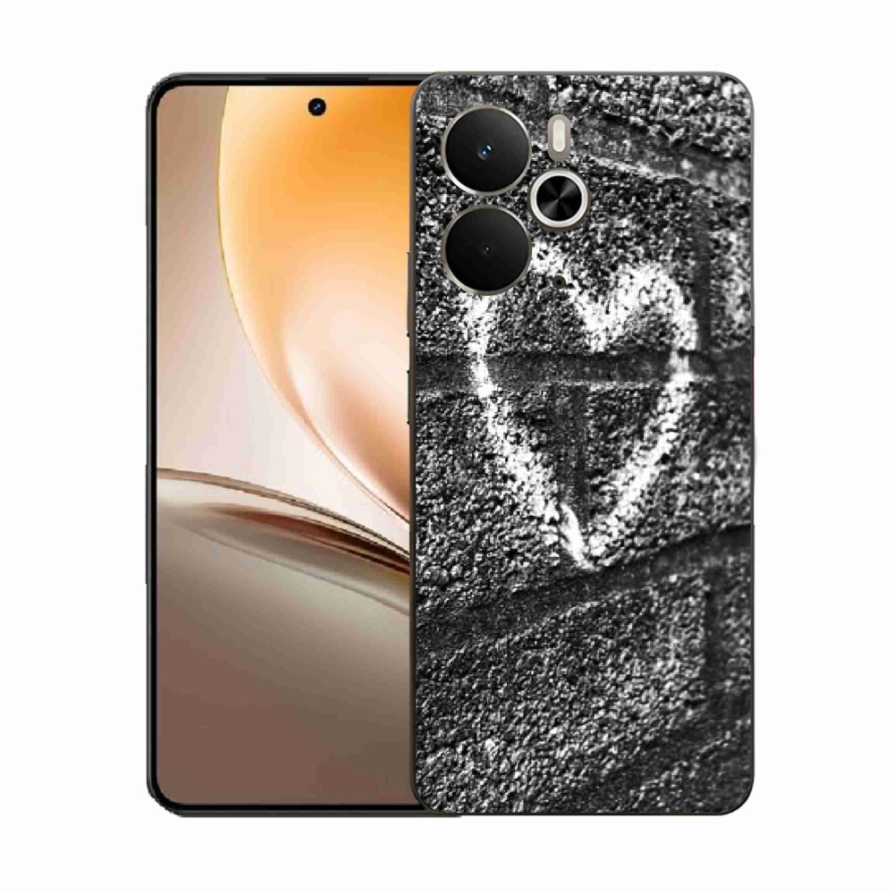 Gél borítás mmCase a Realme 14 5G/14T 5G-hez - szív a falon