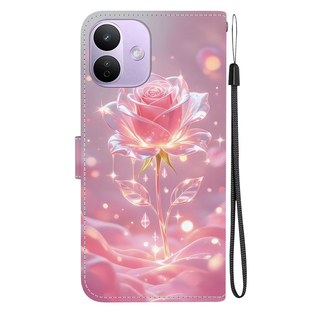 Essent könyvformájú tok a Xiaomi Redmi Note 17 Pro 5G-hez – neonrózsaszín
