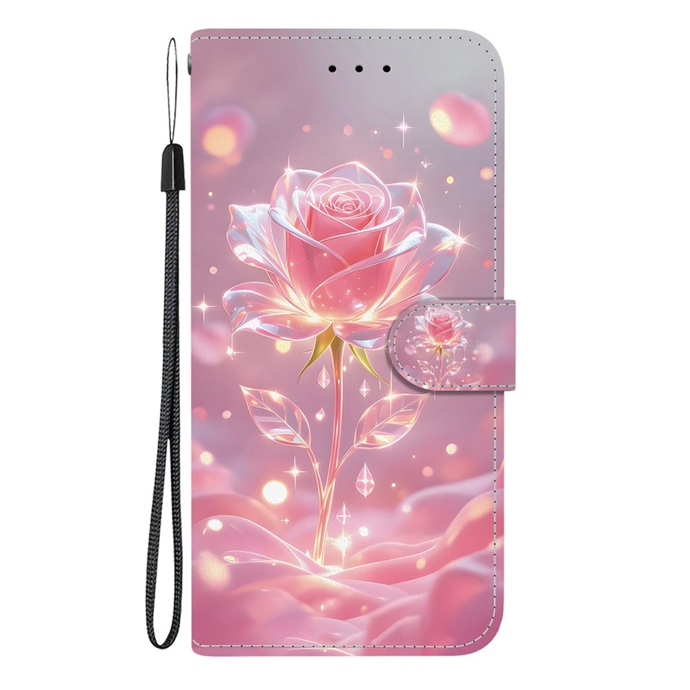 Essent könyvformájú tok a Xiaomi Redmi Note 17 Pro 5G-hez – neonrózsaszín