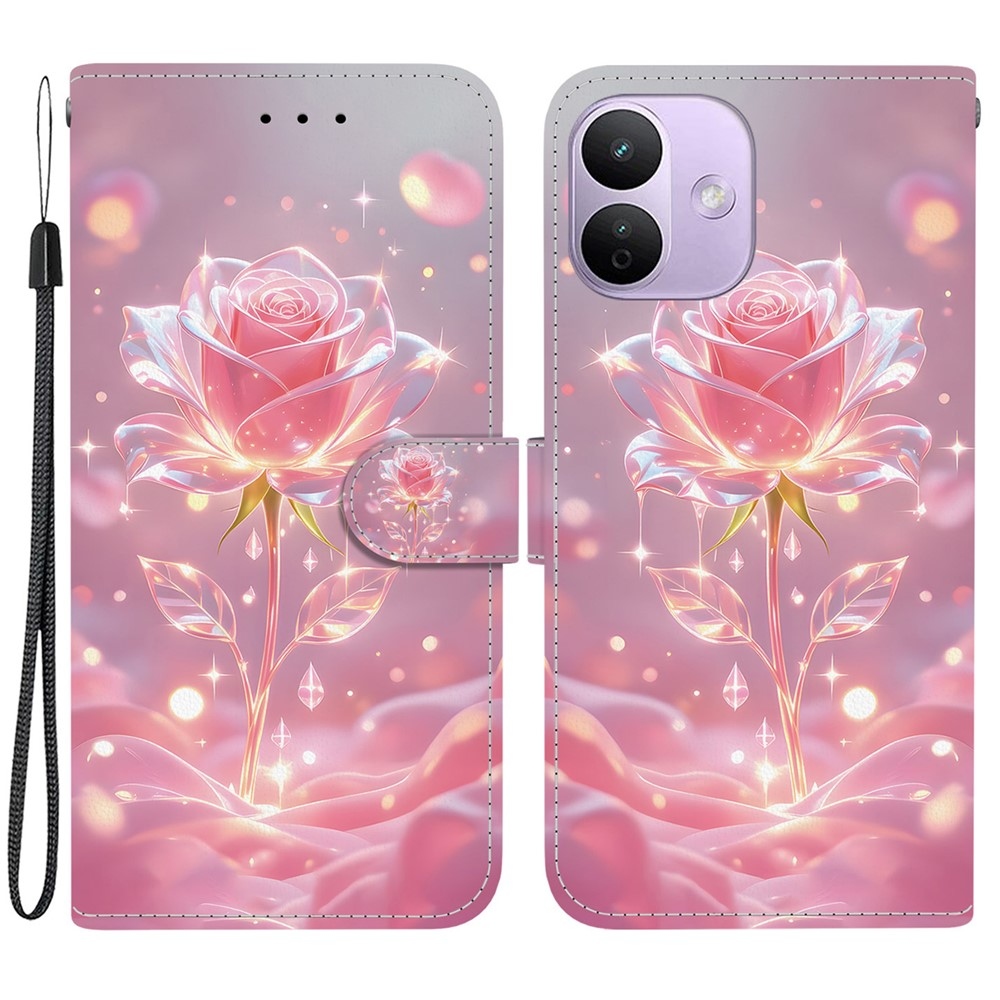Essent könyvformájú tok a Xiaomi Redmi Note 17 Pro 5G-hez – neonrózsaszín