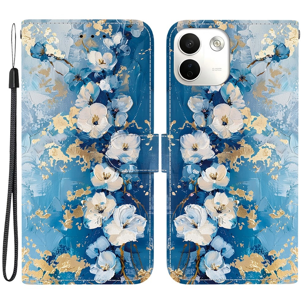Essent könyvformájú tok a Xiaomi Redmi Note 17 Pro Max 5G-hez – magnólia virágok