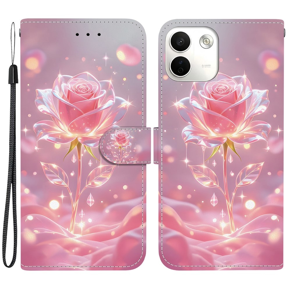 Essent könyvformájú tok a Xiaomi Redmi Note 17 Pro Max 5G-hez – neonrózsaszín
