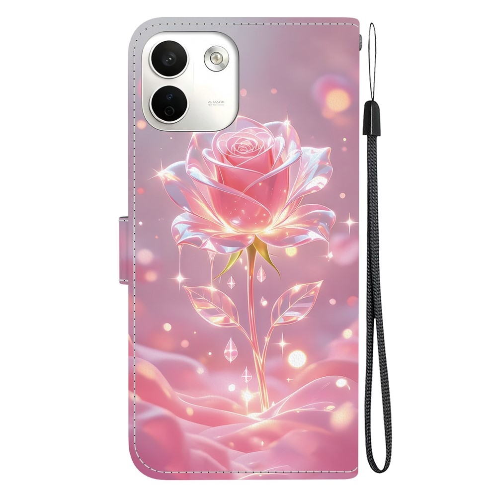 Essent könyvformájú tok a Xiaomi Redmi Note 17 Pro Max 5G-hez – neonrózsaszín