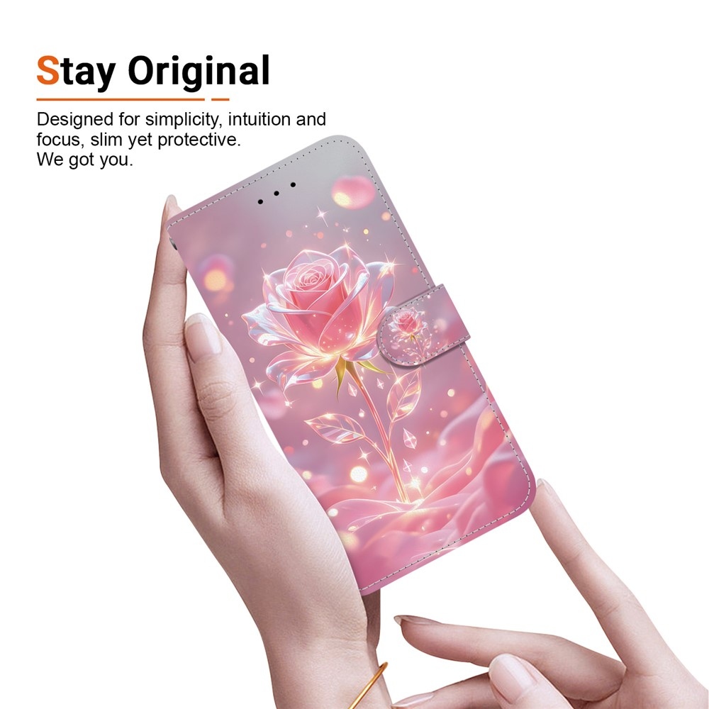 Essent könyvformájú tok a Xiaomi Redmi Note 17 Pro Max 5G-hez – neonrózsaszín