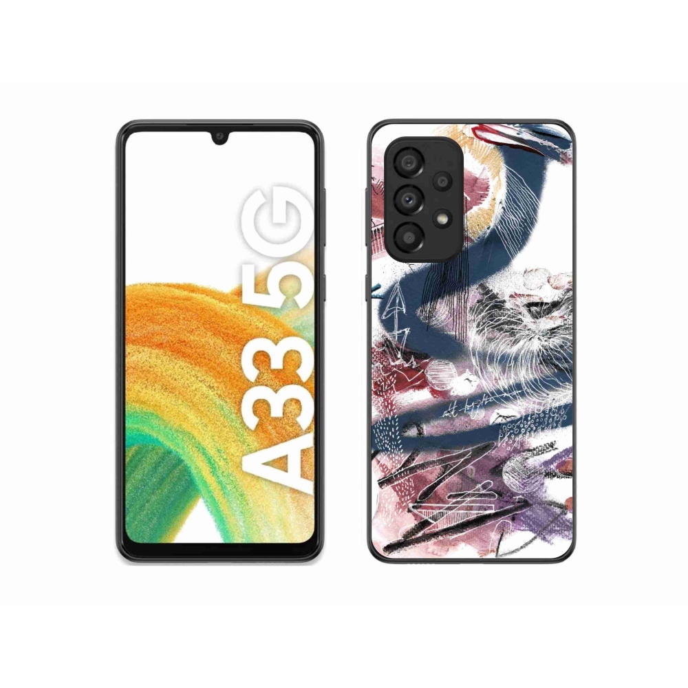 Gél borítás mmCase Samsung Galaxy A33 5G - absztrakt motívum 28