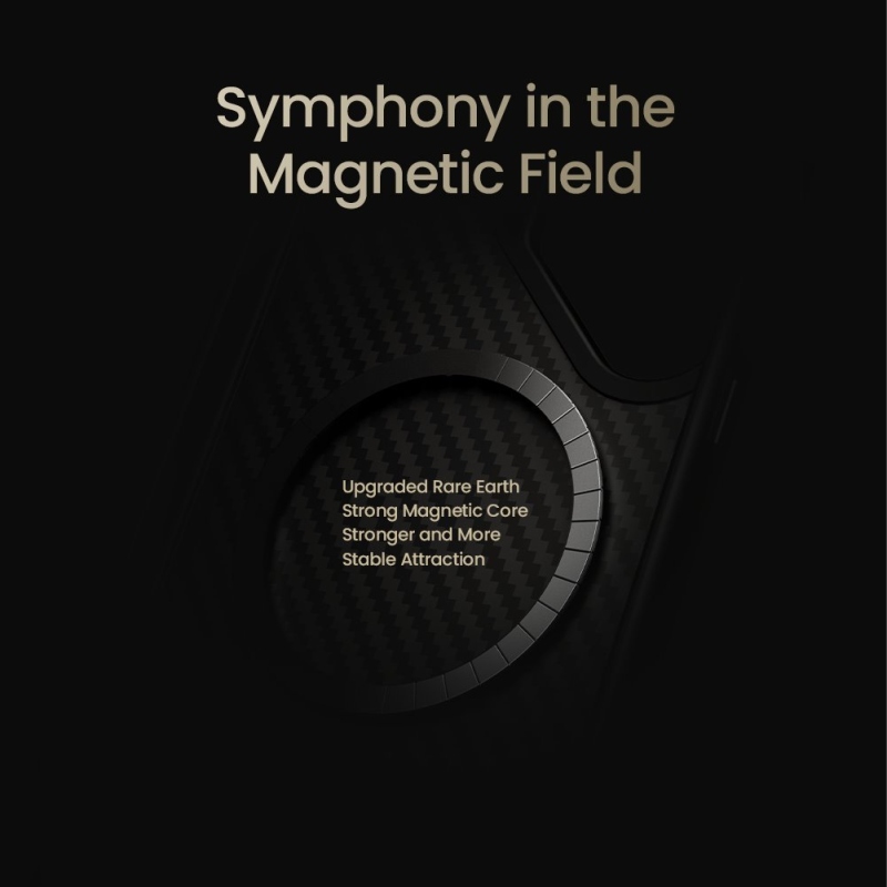 Nillkin Szintetikus szál PRO mágneses védő hátlap Samsung Galaxy S25 Ultra fekete