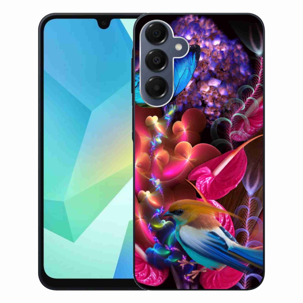 Zselés borítás mmCase Samsung Galaxy A16 4G/5G - színes virágok