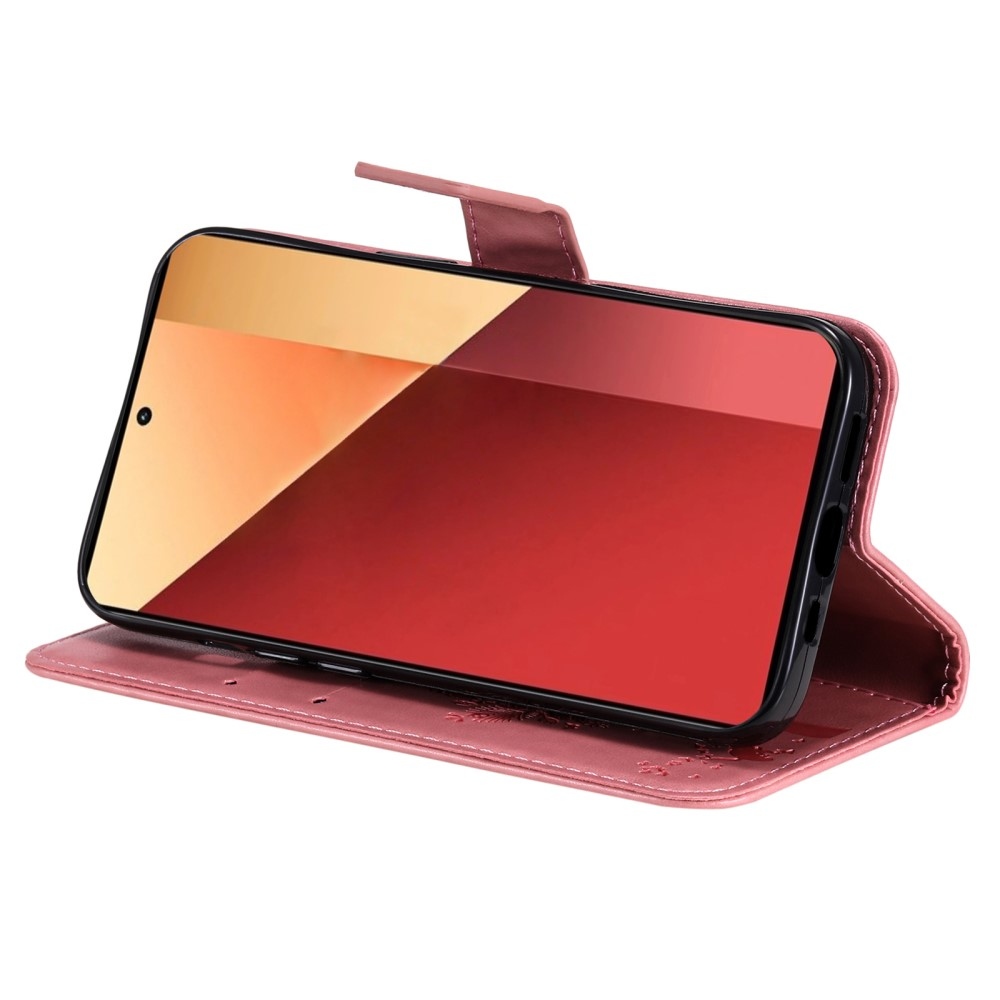 Fák könyve tok Xiaomi Redmi Note 13 Pro 4G/Poco M6 Pro - rózsaszínű