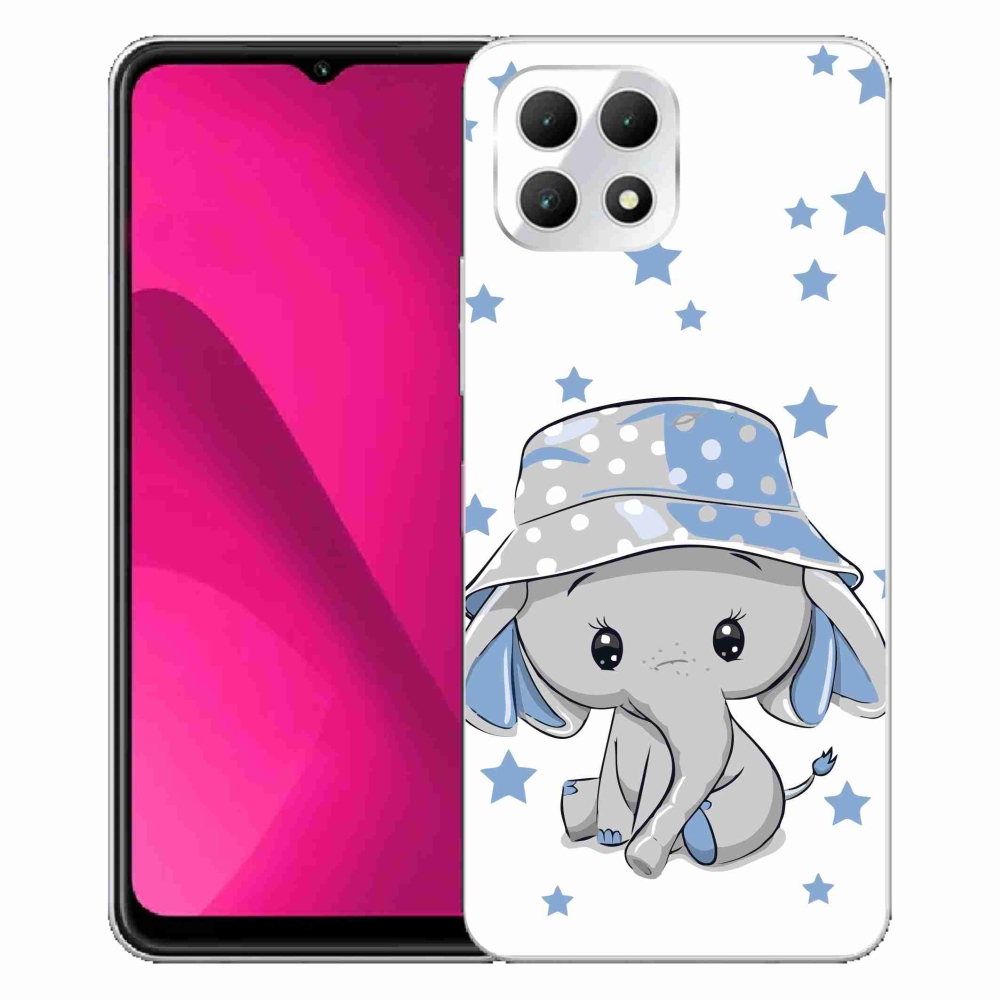 Zselés borítás mmCase a T-Mobile T Phone 2 készülékhez - kék elefánt