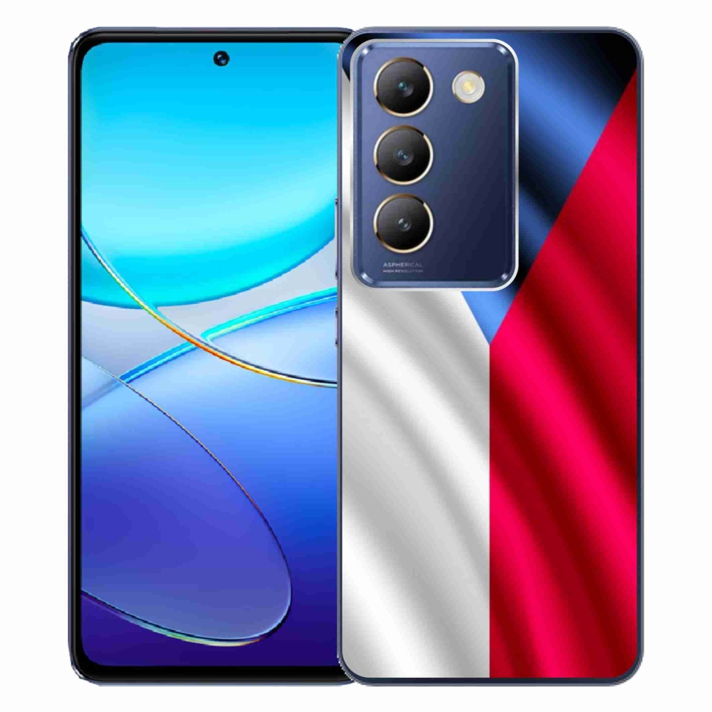 Gél borítás mmCase a Vivo V40 SE 4G/5G - cseh zászlóhoz