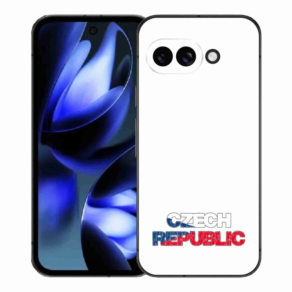 Gél borítás mmCase a Google Pixel 9a - Csehország fehér háttérrel