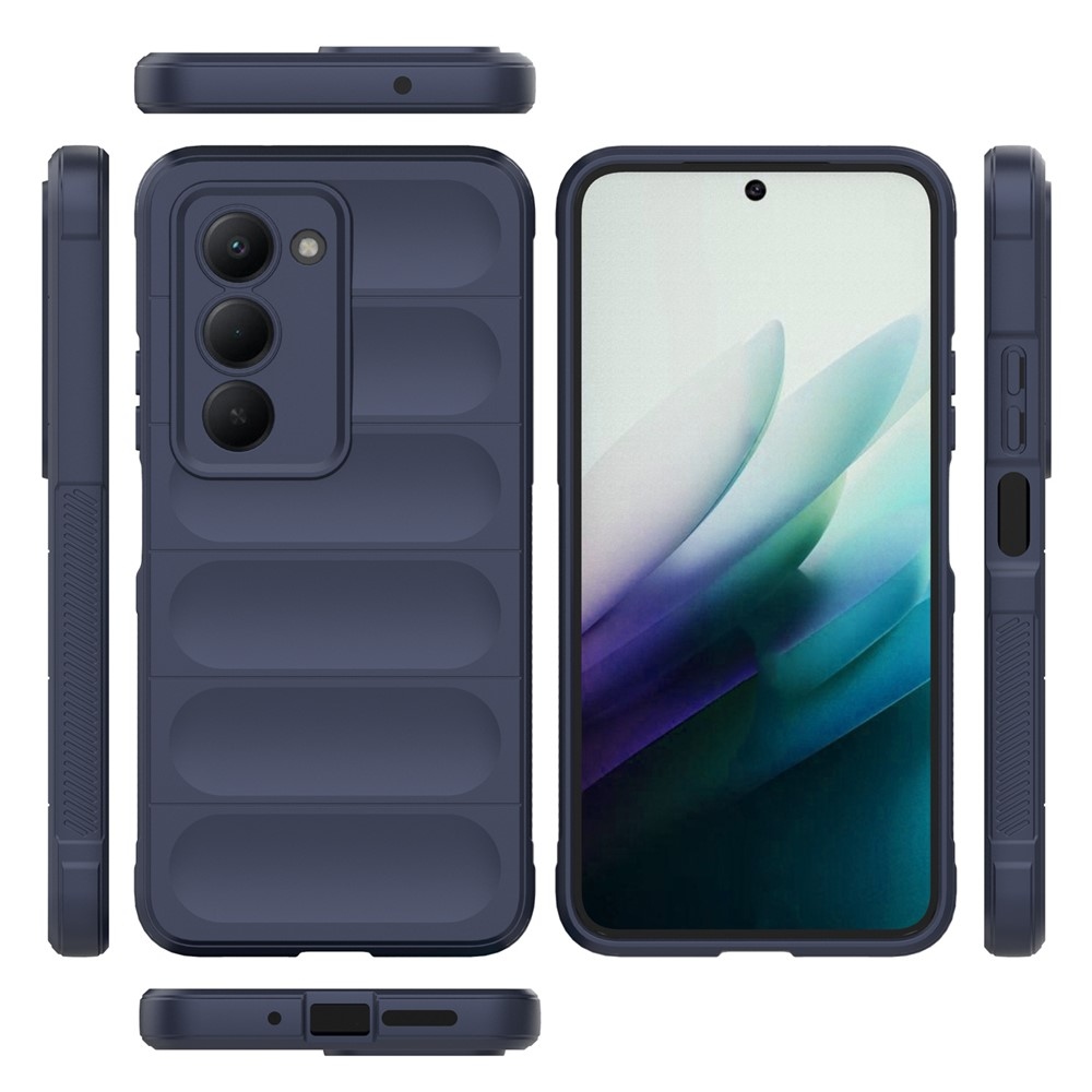 Rugg tartós zselés tok Xiaomi Redmi 15 4G (171mm) - sötétkék