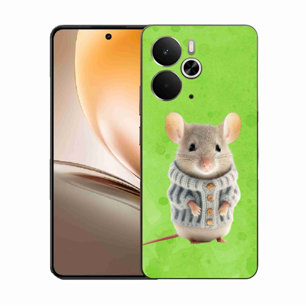 Gél borítás mmCase a Realme 14 5G/14T 5G készülékhez - egér pulóverben