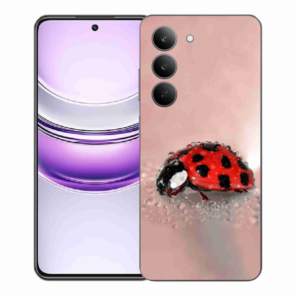 Gél borítás mmCase a Realme 14x 5G készülékhez - katicabogár