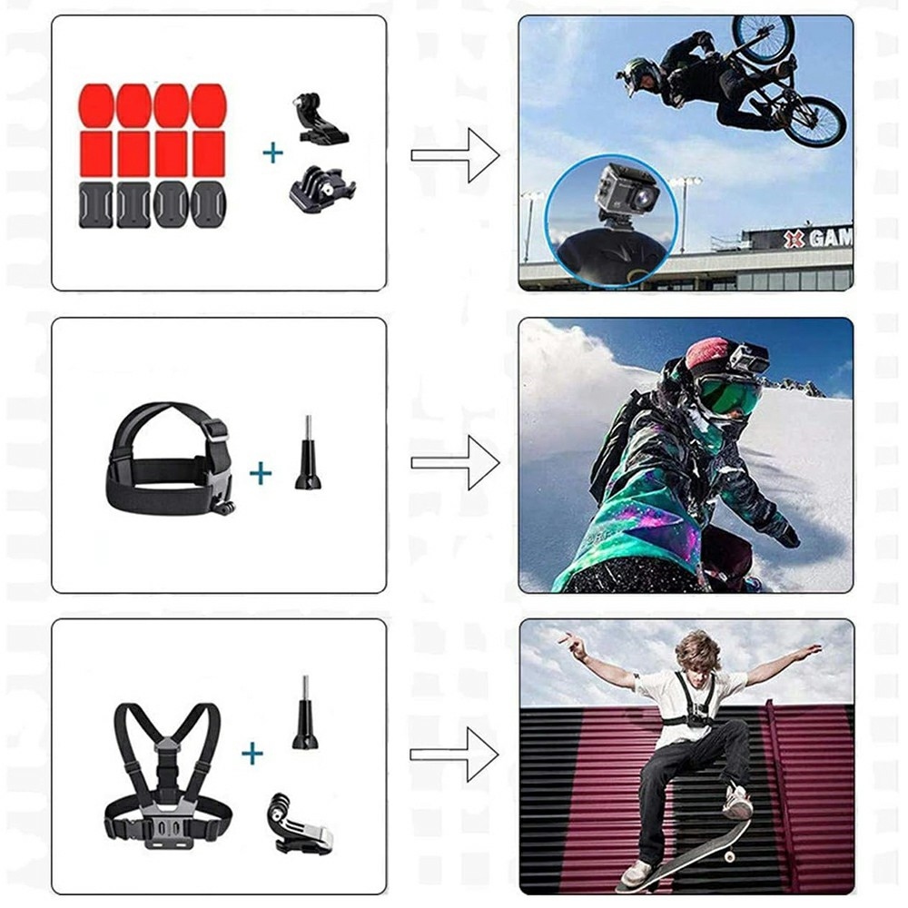 Univerzális 71 az 1-ben tartozékkészlet GoPro, DJI és Insta360 akciókamerákhoz